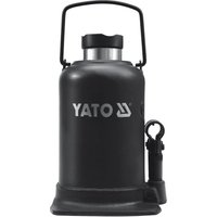 30 t Yato Hydraulischer Wagenheber Stempelwagenheber Flaschenwagenheber mit 1 stufigem Kolben und zusätzlicher Spindelverstellung Yato Hydraulischer von YATO