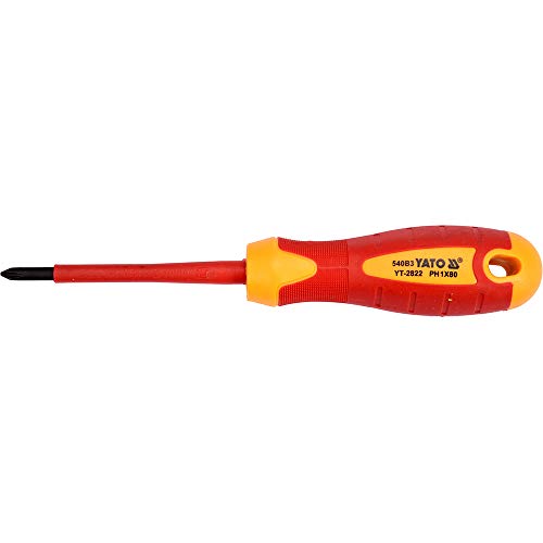 INSULATED SCREWDRIVER PH1x80MM INSULATED SCREWDRIVER PH1x80MM von YATO