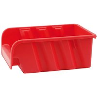 Lagersichtboxen Rot Sichtlagerbox Lagerbox Stapelbox Sichtbox versch. Größen +P-5 340x200x150mm von YATO