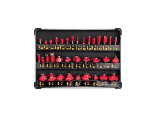 Yato Router Bit Set 36pcs, Modern, Rot, 1kg Yato Router Bit Set 36pcs, Modern, Rot, 1kg von YATO