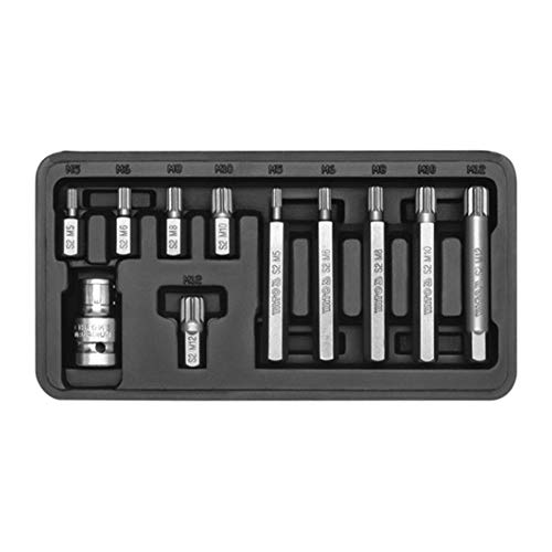SCREWDRIVER BIT SET SPLINE 11PCS von YATO