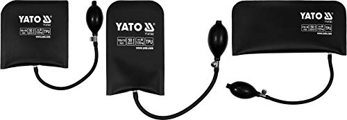 YATO 3 Stück Montage Spreizkissen für höchste Belastungen, unterschiedliche Größen, Hubhöhe bis zu 50 mm, max. Belastbarkeit: bis 135 kg, incl. effizi von YATO