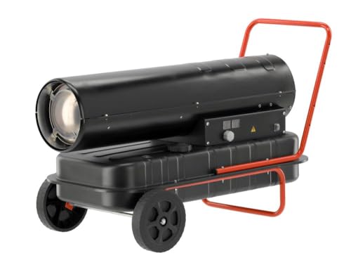 YATO 50KW Diesel direkte Heizkanone Ölheizgebläse Heizgerät Bautrockner Bauheizer Dieselheizer Heizgebläse 50L Tank mit Thermostat 340W Luftstrom 1100 m³/h Flammensicherung Fahrgestell YATO 50KW Diesel direkte Heizkanone Ölheizgebläse Heizgerät Bautrockner Bauheizer Dieselheizer Heizgebläse 50L Tank mit Thermostat 340W Luftstrom 1100 m³/h Flammensicherung Fahrgestell von YATO