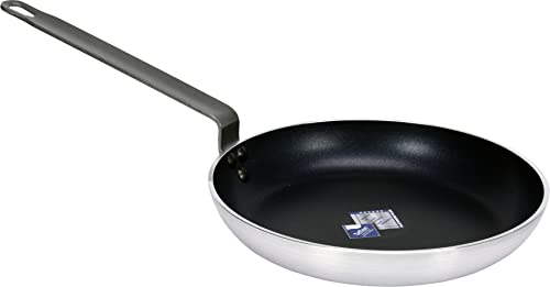YATO Bratpfanne Crepespfanne Fischpfanne Alu Teflon Antihaftbeschichtung Gastronomie Qualität, Pfannen-Modell:Bratpfanne, Mass:Ø285x(H) 45mm von YATO