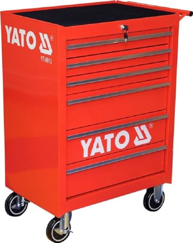 YATO Werkzeugschrank 6 Schubladen Rot Garage YATO Werkzeugschrank 6 Schubladen Rot Garage von YATO