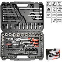 YT-38801 - Steckschlüsselsatz 1/4', 3/8' und 1/2'120tlg. - Yato YT-38801 - Steckschlüsselsatz 1/4', 3/8' und 1/2'120tlg. - Yato von YATO