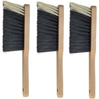 3 x Handfeger Holzgriff Besen Mischhaar Bürste Schmutz putzen fegen reinigen von YATO
