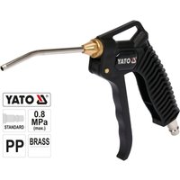 Yato - Druckluft Ausblaspistole Druckluftpistole Blaspistole 1/4 Zoll mit Verlängerung 95 mm von YATO