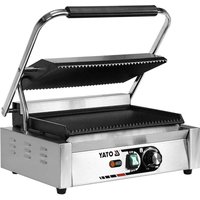 Yato - Elektro Kontaktgrill geriffelt Platten 2200W Gusseisen Grillplatte Gastro Imbiss Steakgrill Fettauffangschale Yato - Elektro Kontaktgrill geriffelt Platten 2200W Gusseisen Grillplatte Gastro Imbiss Steakgrill Fettauffangschale von YATO