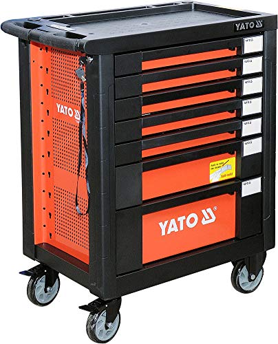 Yato YT-55290 Rollschrank mit Werkzeug, 211 Teile von YATO