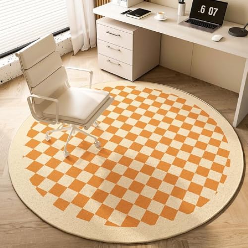 YATOLA Teppich Wohnzimmer Kurzflor Groß Kinder Spielteppich Junge Mädchen Fußbodenmatte für Schlafzimmer rutschfest Orange Rosa Kinderteppich Teppiche Waschbarer Tier Kaninchen (Orange, 100x100cm) YATOLA Teppich Wohnzimmer Kurzflor Groß Kinder Spielteppich Junge Mädchen Fußbodenmatte für Schlafzimmer rutschfest Orange Rosa Kinderteppich Teppiche Waschbarer Tier Kaninchen (Orange, 100x100cm) von YATOLA