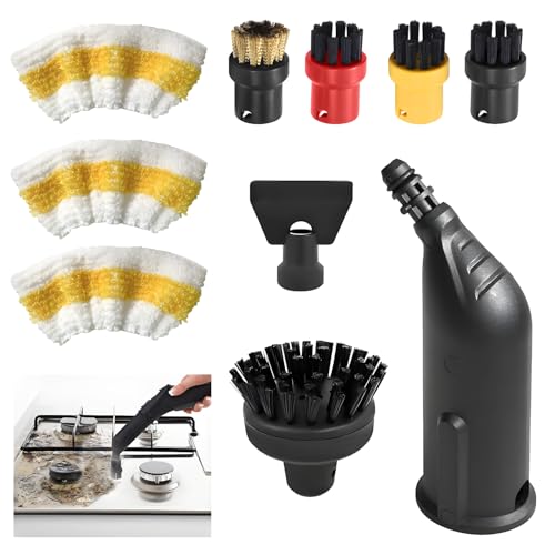 YATOSEEN 10 Pcs Dampfreiniger Zubehör Set für Kärcher Dampf Reiniger Easyfix SC1 SC2 SC3 SC4 SC5 Runde Pinsel Düse Borsten Pinsel Mundstück Ersatzteile YATOSEEN 10 Pcs Dampfreiniger Zubehör Set für Kärcher Dampf Reiniger Easyfix SC1 SC2 SC3 SC4 SC5 Runde Pinsel Düse Borsten Pinsel Mundstück Ersatzteile von YATOSEEN