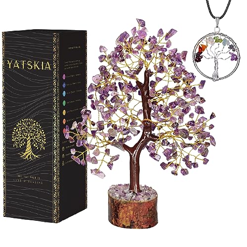 YATSKIA Amethyst Stein - Chakra Steine - Kristalle - Deko Blumen - Bonsai - Heilstein - Kristall Steine - Feng Shui - Edelsteine - Baum YATSKIA Amethyst Stein - Chakra Steine - Kristalle - Deko Blumen - Bonsai - Heilstein - Kristall Steine - Feng Shui - Edelsteine - Baum von YATSKIA