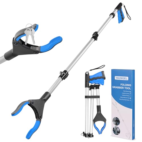 YAUNGEL 108cm Greifzange für Senioren, Folding Greifer mit Magnet-Greifarm, 360° Drehbar Müllzange Greifzange, Langer Müllgreifer, Greifhilfe für Menschen mit Behinderung YAUNGEL 108cm Greifzange für Senioren, Folding Greifer mit Magnet-Greifarm, 360° Drehbar Müllzange Greifzange, Langer Müllgreifer, Greifhilfe für Menschen mit Behinderung von YAUNGEL