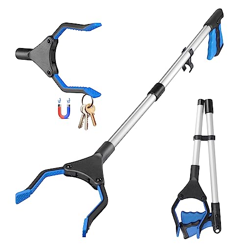 YAUNGEL Faltbare Greifer, Greifzange für senioren, Müllzange Lange 81cm Greifzange Stick mit starkem Griff magnetische Spitze, Lightweight 90° Drehbarer Kopf für Müll/Wurf Pflücker, Hand greifer YAUNGEL Faltbare Greifer, Greifzange für senioren, Müllzange Lange 81cm Greifzange Stick mit starkem Griff magnetische Spitze, Lightweight 90° Drehbarer Kopf für Müll/Wurf Pflücker, Hand greifer von YAUNGEL
