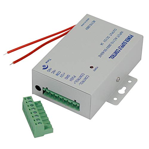 YAVIS Netzteil Tür Zugangskontrolle System Netzschalter 3A 110-240 V AC auf 12 V DC für Access Control System Türschloss mit Zeitverzögerung K80 YAVIS Netzteil Tür Zugangskontrolle System Netzschalter 3A 110-240 V AC auf 12 V DC für Access Control System Türschloss mit Zeitverzögerung K80 von YAVIS