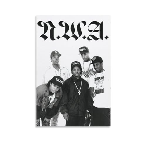 YAWRGJWRG Eazy-E (3) Poster, dekoratives ästhetisches Leinwandposter, Wandkunst, Dekor, Wohnzimmer, modernes Familienschlafzimmer, Musik-Filmposter, 40 x 60 cm, ungerahmter Stil von YAWRGJWRG