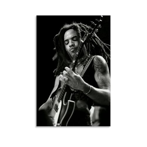 YAWRGJWRG Lenny Kravitz (1) Poster, dekoratives ästhetisches Leinwandposter, Wandkunst, Dekor, Wohnzimmer, modern, Familienschlafzimmer, Musik-Filmposter, 50 x 75 cm, ungerahmt, 14 von YAWRGJWRG