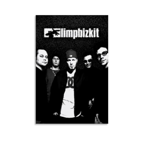 YAWRGJWRG Limp Bizkit (2) Poster, dekoratives ästhetisches Leinwandposter, Wandkunst, Dekor, Wohnzimmer, modern, Familienschlafzimmer, Musik-Filmposter, 30 x 45 cm, ungerahmter Stil von YAWRGJWRG