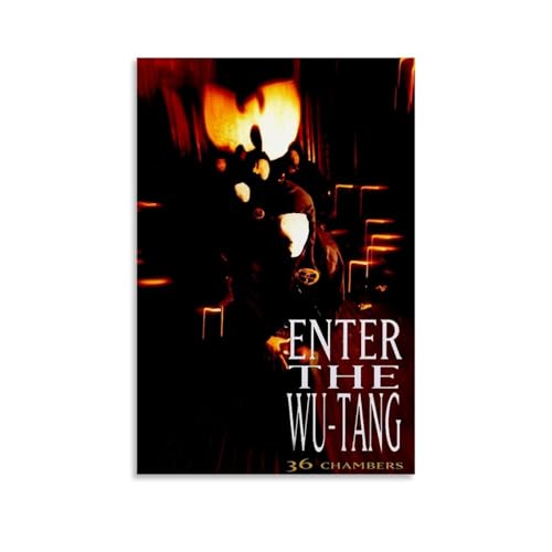 YAWRGJWRG Raekwon Enter The Wu-Tang Poster, dekoratives ästhetisches Leinwandposter, Wandkunst, Dekor, Wohnzimmer, modernes Familienschlafzimmer, Musik-Filmposter, 50 x 75 cm, ungerahmter Stil YAWRGJWRG Raekwon Enter The Wu-Tang Poster, dekoratives ästhetisches Leinwandposter, Wandkunst, Dekor, Wohnzimmer, modernes Familienschlafzimmer, Musik-Filmposter, 50 x 75 cm, ungerahmter Stil von YAWRGJWRG