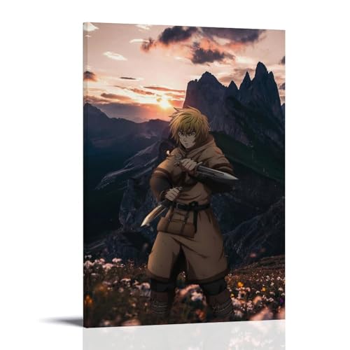 YAWRGJWRG Vinland Saga 2019 (6) Poster Leinwand Poster Wanddeko Modern Wohnzimmer Schlafzimmer Wanddeko 20x30 cm mit Rahmen von YAWRGJWRG