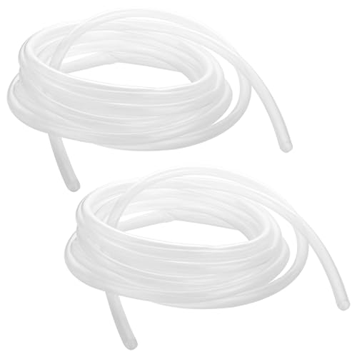 YAYODS 2 Stück Silikonschlauch Lebensmittelecht, Länge 10m - 9mm ID x 12mm OD Flexibler Trinkwasserschlauch - Trinkschlauch Schlauch Innendurchmesser Wasser-Luft-Schlauch-Rohr für die Pumpe übertragen von YAYODS