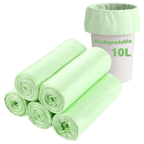 YAYODS 300 Stück Starke Kompostierbare Müllbeutel 10L - 40x50cm Reißfeste Biomüllbeutel aus Recycling HDPE 75 μm Extra Stärke Bio Müllbeutel - Grün Biomülltüten Sind Biologisch Abbaubar Kompostierbar YAYODS 300 Stück Starke Kompostierbare Müllbeutel 10L - 40x50cm Reißfeste Biomüllbeutel aus Recycling HDPE 75 μm Extra Stärke Bio Müllbeutel - Grün Biomülltüten Sind Biologisch Abbaubar Kompostierbar von YAYODS