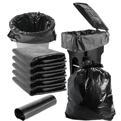 YAYODS 50 Stück Schwerlast Müllsäcke 150 Liter Extra Stark - 130x110CM Reißfeste Mülltüten aus Recycling HDPE 75 μm Stärke Müllsack Schwerlastsäcke - Tropf- und Durchstoßsichere Müllbeutel für Abfall YAYODS 50 Stück Schwerlast Müllsäcke 150 Liter Extra Stark - 130x110CM Reißfeste Mülltüten aus Recycling HDPE 75 μm Stärke Müllsack Schwerlastsäcke - Tropf- und Durchstoßsichere Müllbeutel für Abfall von YAYODS