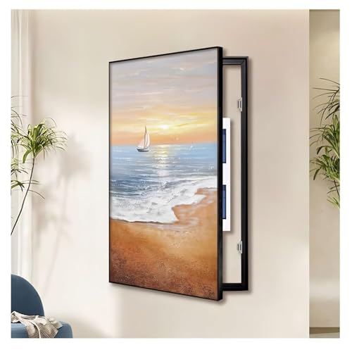 Elektrische Panel-Abdeckung，Elektrische Zählerbox， Dekorative Abdeckung for den Sicherungskasten, Dekoration for die der Schalttafel – Wandmontage, Gemälde verstecken(K,60x120 cm(23.6x47.2 in)) von YAYREC