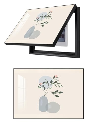 Elektrische Panel-Abdeckung，Elektrische Zählerbox， Elektrische Meter Abdeckung Verteilerkasten Hängende Malerei for Wohnzimmer Büro Restaurant Home Dekoration(E - Black Frame,40x30cm(15.7x11.8inch)) von YAYREC