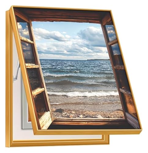 Elektrische Panel-Abdeckung，Elektrische Zählerbox， Wandbehang mit Dekoration for Schalttafelabdeckungen, dekoratives Gemälde versteckter Leistungsschaltertafel(D,60x80 cm(23.6x31.5 in0) von YAYREC