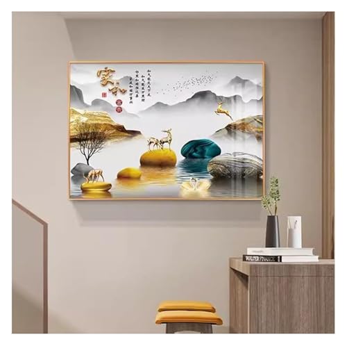 Elektrische Panel-Abdeckung，Elektrische Zählerbox， Wandmontierte Schalttafelabdeckung, dekorative Innenabdeckung for Stromzähler, verschiedene Ausführungen erhältlich(E,60x40cm) von YAYREC