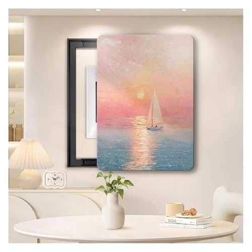 Elektrische Panel-Abdeckung，Elektrische Zählerbox， Wandmontierter Versteckzähler Stromzählerkasten Dekorative Malerei Breaker Box Cover(E,55x75 cm(21.7x29.5 in)) von YAYREC