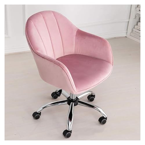 YAYREC Bürostuhl，Gaming-Stuhl， Bürostuhl Gaming-Stuhl Computerstuhl Drehbarer Akzentstuhl Verstellbarer Computerstuhl mit mittlerer Rückenlehne(Pink) von YAYREC
