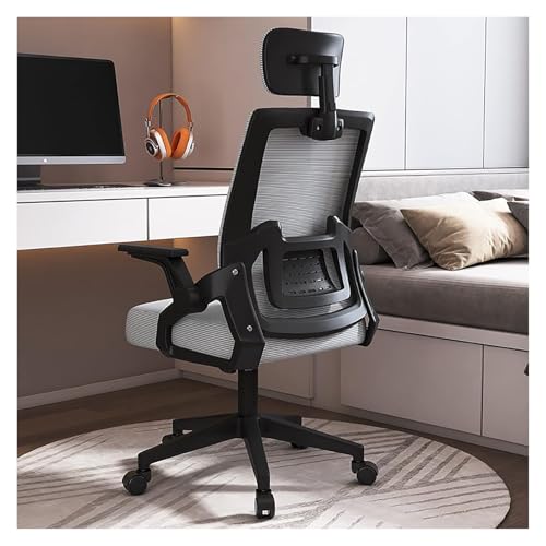 YAYREC Bürostuhl，Gaming-Stuhl， Bürostuhl Gaming-Stuhl Computerstuhl Ergonomischer Home-Office-Stuhl mit Rollen Chefsessel(Black 1a) von YAYREC