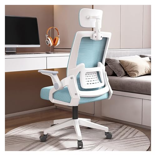 YAYREC Bürostuhl，Gaming-Stuhl， Bürostuhl Gaming-Stuhl Computerstuhl Ergonomischer Home-Office-Stuhl mit Rollen Chefsessel(Blue a) von YAYREC