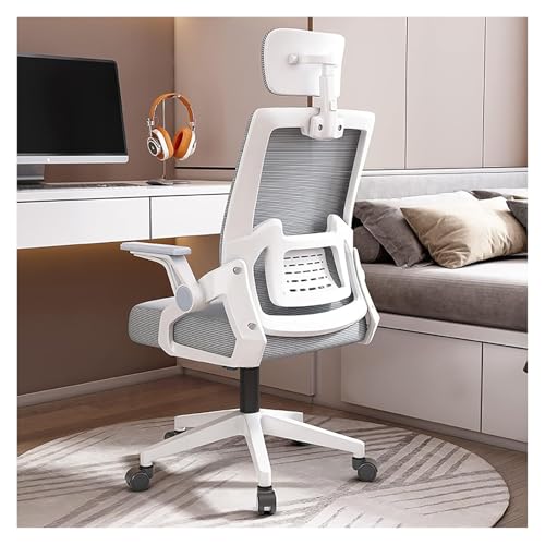 YAYREC Bürostuhl，Gaming-Stuhl， Bürostuhl Gaming-Stuhl Computerstuhl Ergonomischer Home-Office-Stuhl mit Rollen Chefsessel(Gray a) von YAYREC