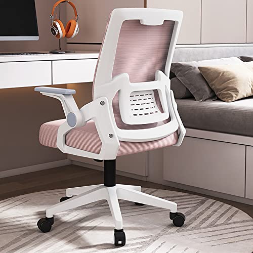 YAYREC Bürostuhl，Gaming-Stuhl， Bürostuhl Gaming-Stuhl Computerstuhl Ergonomischer Home-Office-Stuhl mit Rollen Chefsessel(Pink) von YAYREC
