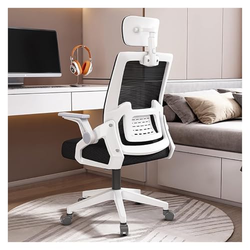 YAYREC Bürostuhl，Gaming-Stuhl， Bürostuhl Gaming-Stuhl Computerstuhl Ergonomischer Home-Office-Stuhl mit Rollen Chefsessel(White a) von YAYREC
