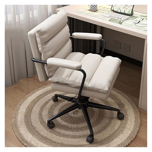 YAYREC Bürostuhl，Gaming-Stuhl， Bürostuhl Gaming-Stuhl Computerstuhl Gepolsterter Computerstuhl mit mittlerer Rückenlehne Ergonomischer Home-Office-Stuhl(White) von YAYREC