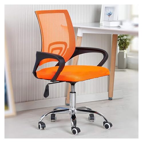 YAYREC Bürostuhl，Gaming-Stuhl， Bürostuhl Gaming-Stuhl Computerstuhl Mesh Home Office Stuhl Verstellbarer Drehstuhl Schreibtischstuhl(Orange) von YAYREC