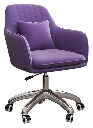 YAYREC Bürostuhl，Gaming-Stuhl， Bürostuhl Gaming-Stuhl Computerstuhl Samt-Computerstuhl Getufteter Home-Office-Stuhl(Purple) von YAYREC