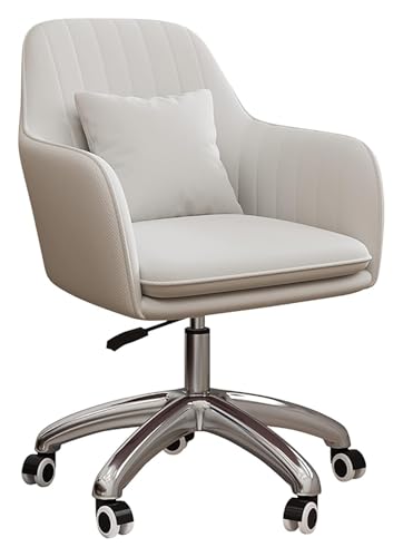 YAYREC Bürostuhl，Gaming-Stuhl， Bürostuhl Gaming-Stuhl Computerstuhl Samt-Computerstuhl Getufteter Home-Office-Stuhl(White) von YAYREC