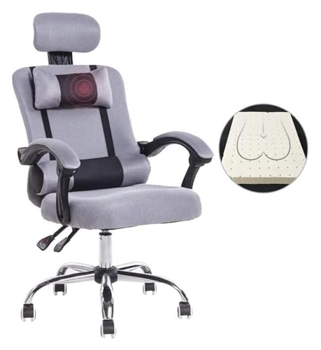 YAYREC Bürostuhl，Gaming-Stuhl， Hebe-Drehstuhl Chefsessel Liegesessel Ergonomischer Büro-Computerstuhl Gaming-Stuhl(Grey) von YAYREC