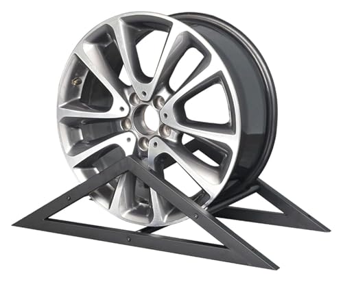 YAYREC Reifenfelgen-Präsentationsständer，Reifenregal， Felgen-Reifenständer for die Garage, Heimmesse, Autowerkstatt, bodenstehender Reifen-Sechseck-Displayständer(TriangleBase) von YAYREC