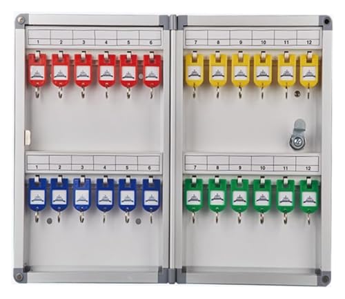 YAYREC Schlüsselkasten，Schlüsselbox ， Wandmontierter, verdickter Schlüsselschrank, Schlüsselkasten aus Aluminiumlegierung, Aufbewahrungsbox for Autoschlüssel von Immobilienagenturen(24) von YAYREC