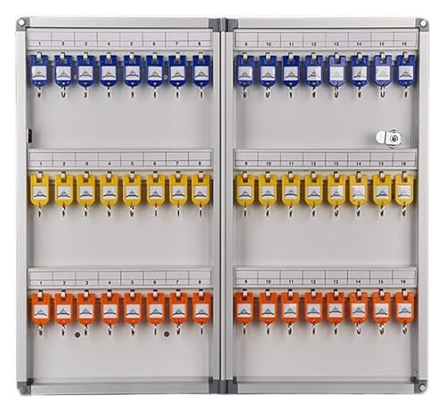 YAYREC Schlüsselkasten，Schlüsselbox ， Wandmontierter, verdickter Schlüsselschrank, Schlüsselkasten aus Aluminiumlegierung, Aufbewahrungsbox for Autoschlüssel von Immobilienagenturen(48) von YAYREC