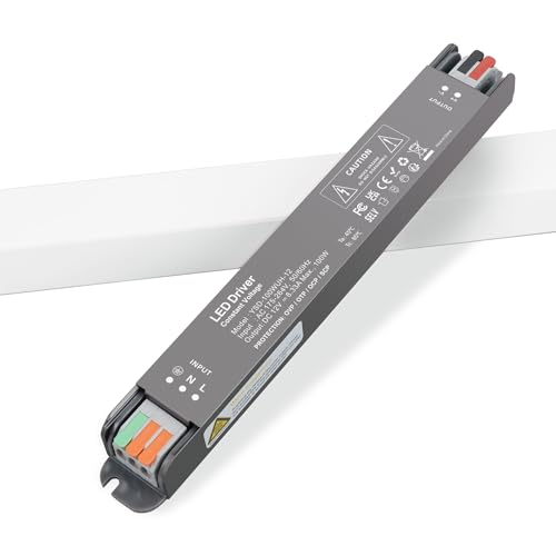 YAYZA! LED Trafo 12V 100W, Trafo 230V auf 12V DC 8.3A, LED Netzteil 12V, Niedervolt LED Driver, Konstante Spannung Transformator für Streifen G4 MR16 Lampen Beleuchtungen von YAYZA!