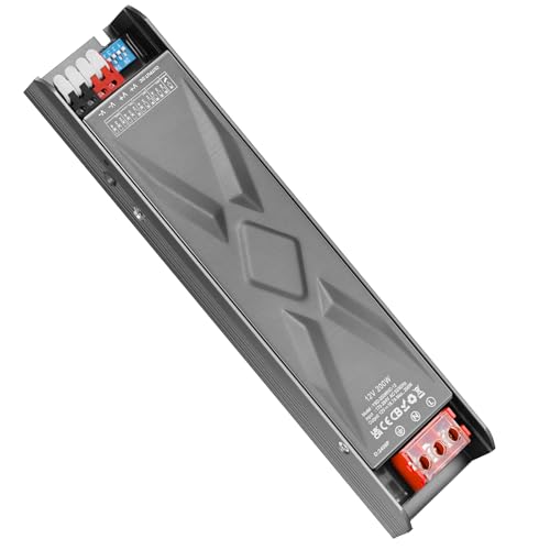 YAYZA! LED Trafo 12V 200W, IP20 Transformator 200W AC 230V auf DC 12V 16.7A, Netzteil Gleichstrom Niedervolt LED Treiber Konstantspannung LED Driver für (Die Dimmung in Vier Stufen) von YAYZA!