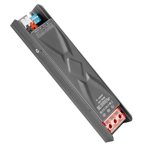 YAYZA! LED Trafo 12V 60W, IP20 LED Treiber 230V auf 12V 5A DC, LED Netzteil 60W Gleichstrom Niedervolt Transformator Konstantspannung Driver für Lampen (Die Dimmung in Vier Stufen) von YAYZA!